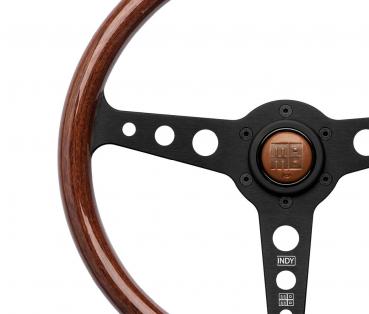 MOMO HERITAGE CIGAR LEATHER HORN BUTTON